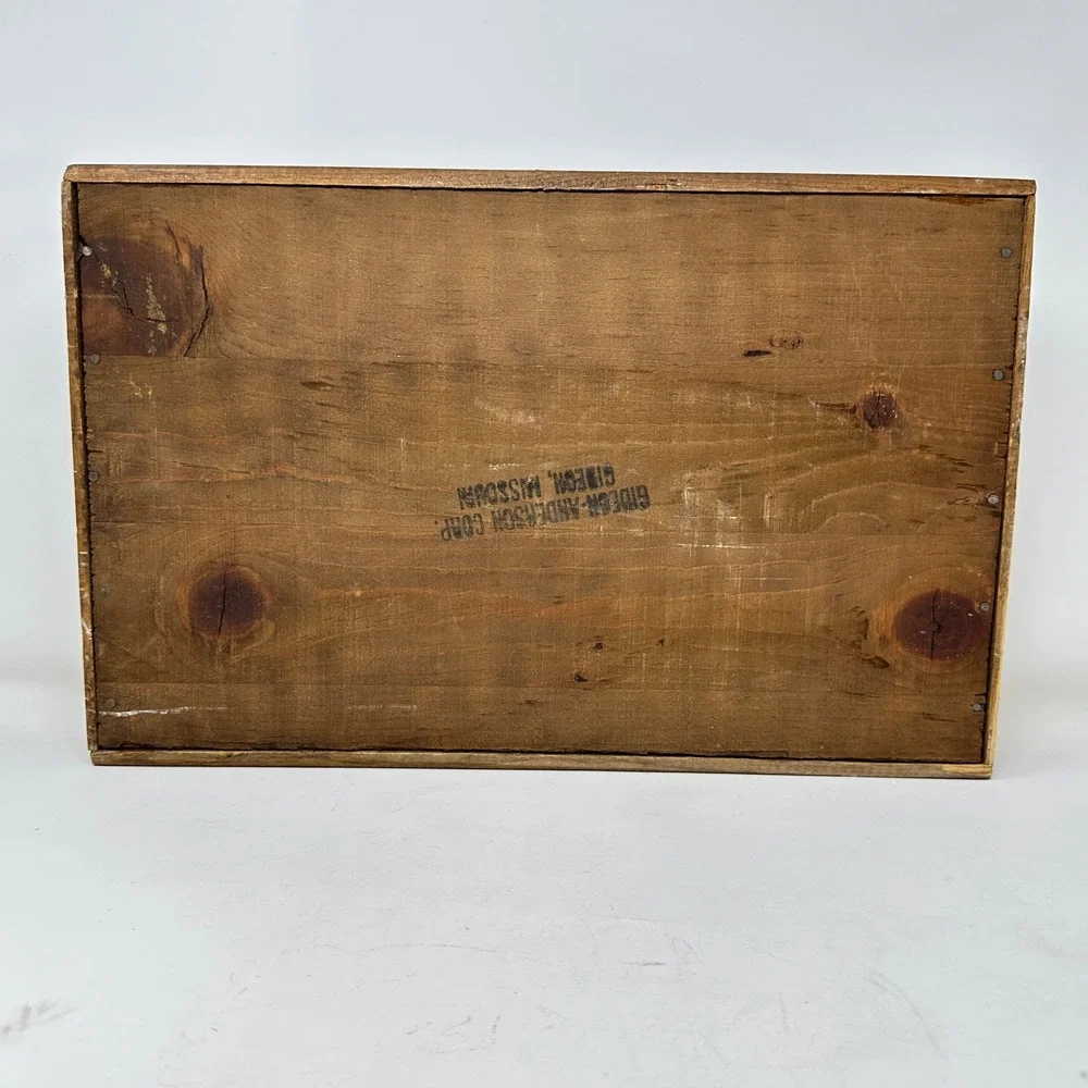 VTG Budweiser Wood Serving Tray Anheuser Busch Logo Man Cave Barware Rustic